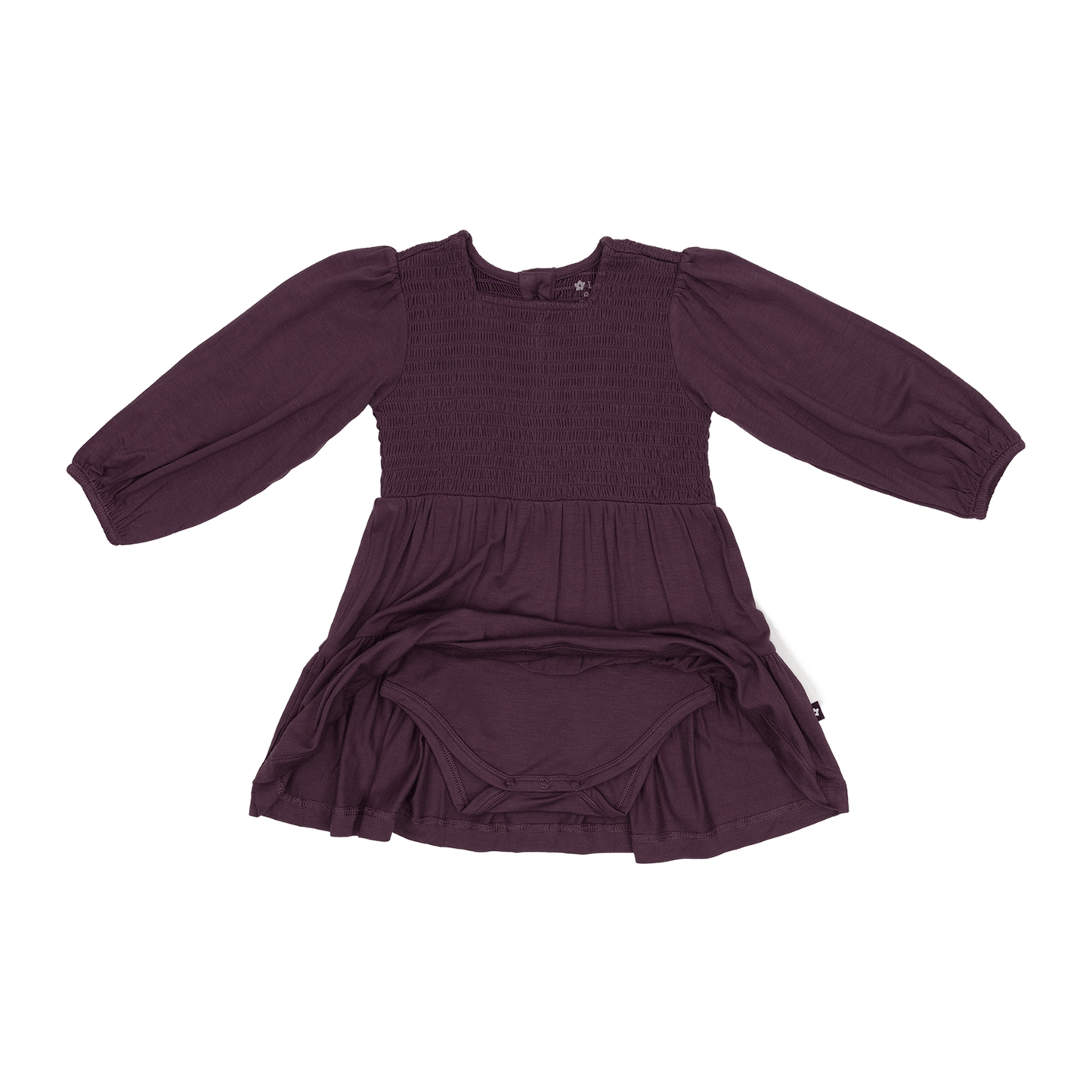 Long Sleeve Smocked Dress in Spellbound