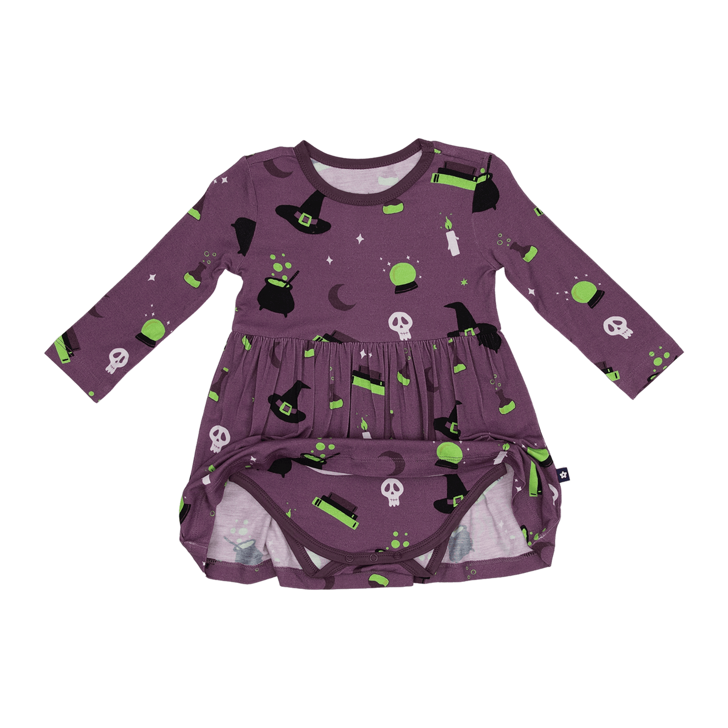 Long Sleeve Twirl Dress in Hocus Pocus