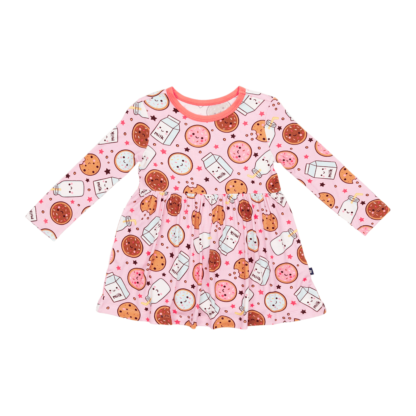 Long Sleeve Twirl Dress in Tasty Twinkle