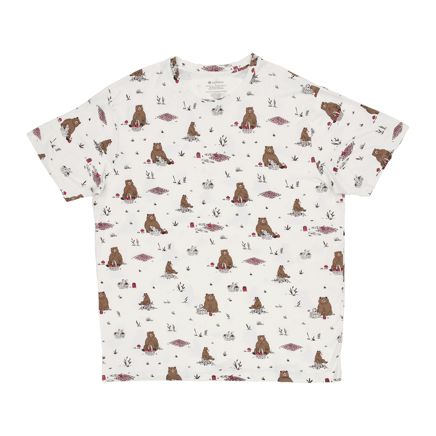 Men's Crew Neck Tee in Picnic