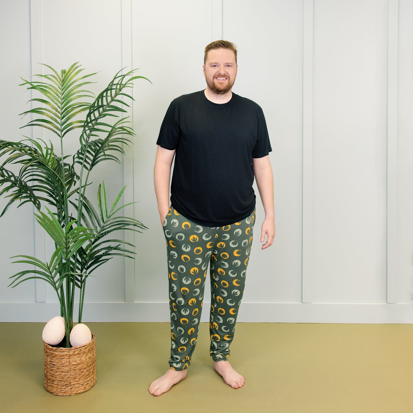 Men's Jogger Pant in Dino Dots