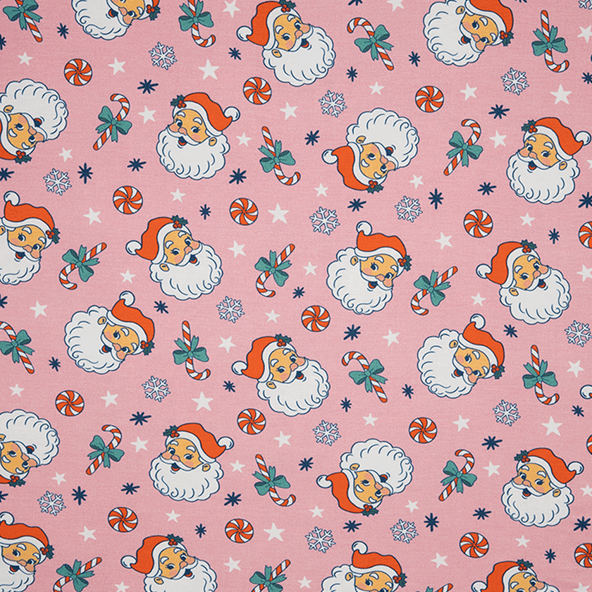 Long PJ Set in Santa Baby