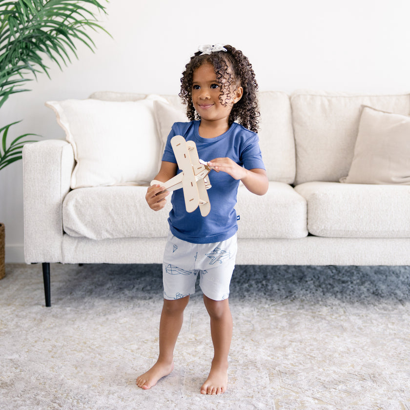 Short PJ Set in Flurry Fliers