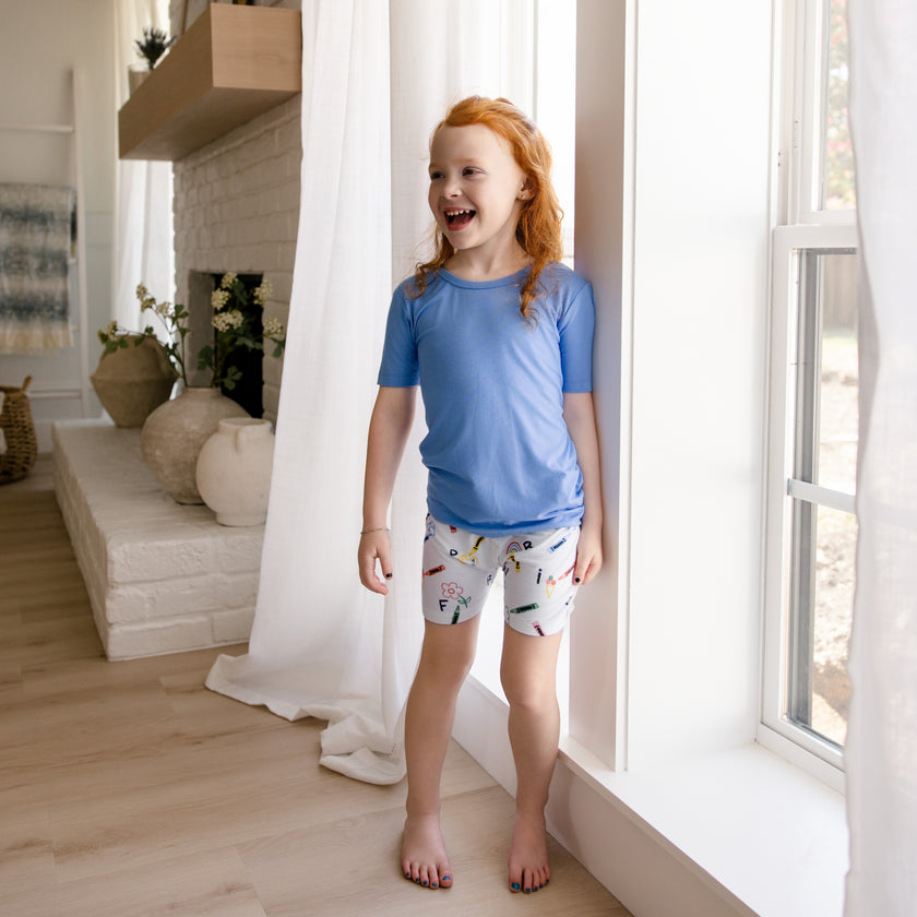 Short PJ Set in Lively Letters