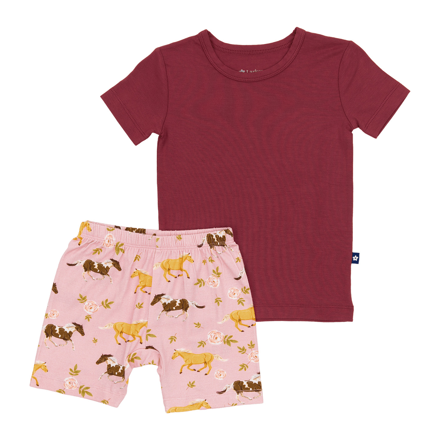 Short PJ Set in Pasture Play