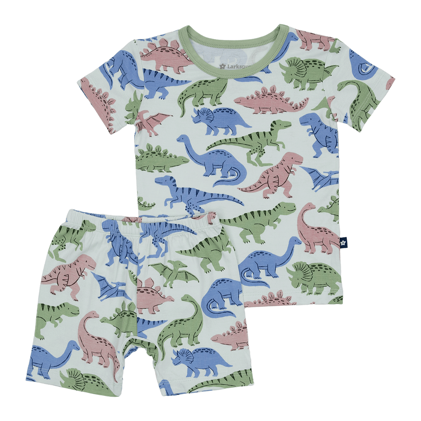 Short PJ Set in Prehistoric Pals