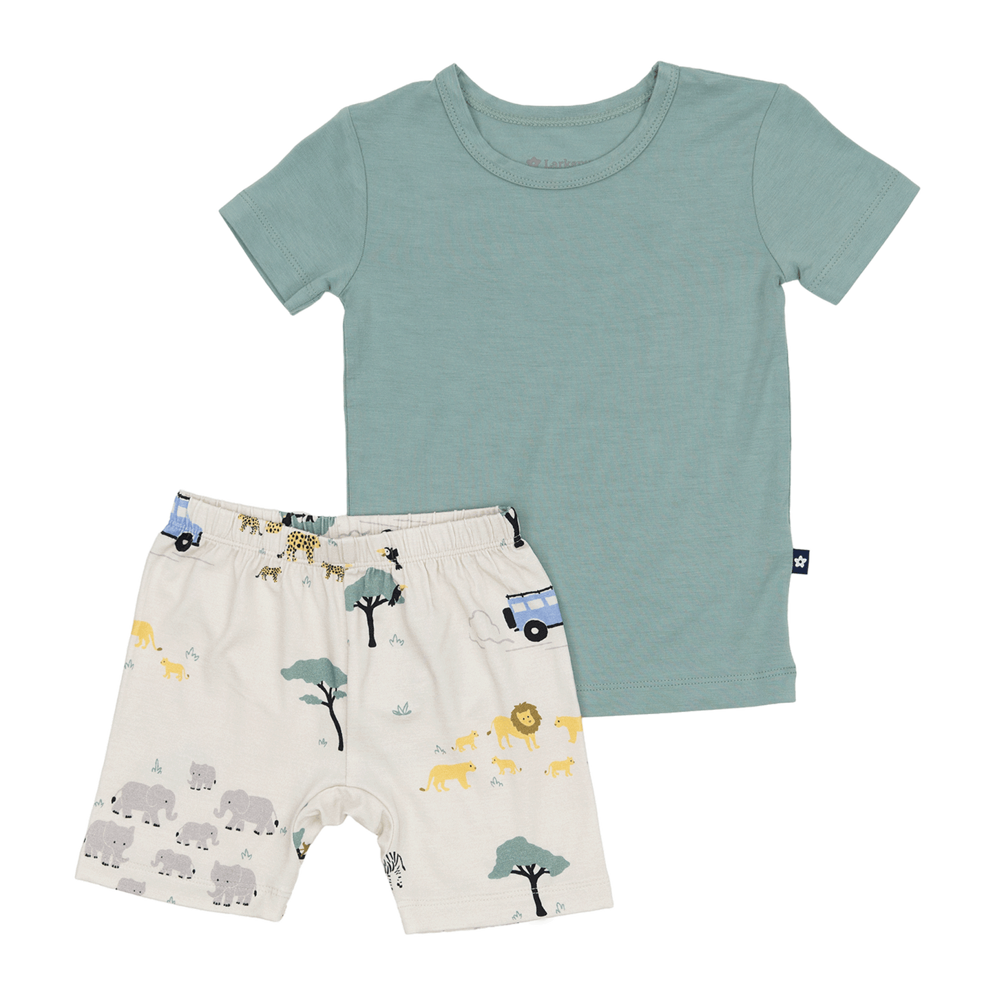 Short PJ Set in Safari
