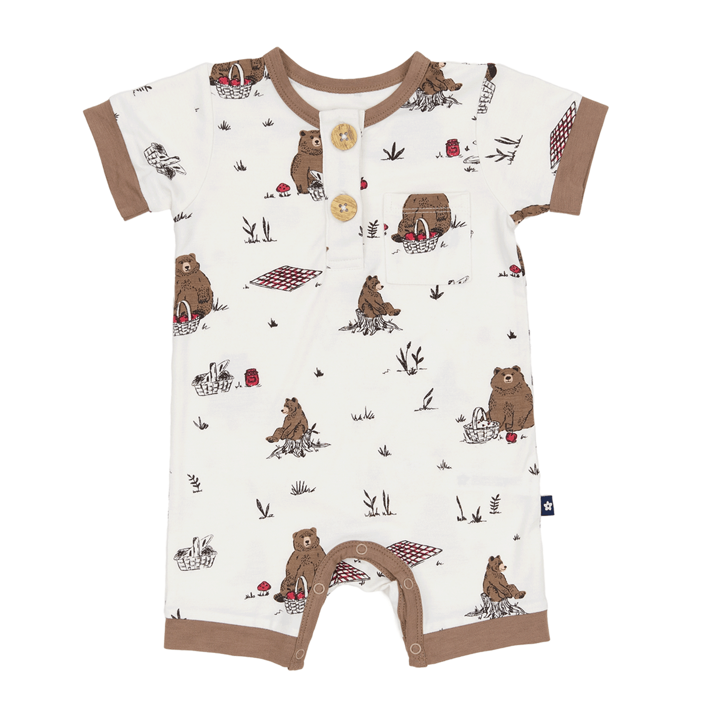 Short Romper in Picnic