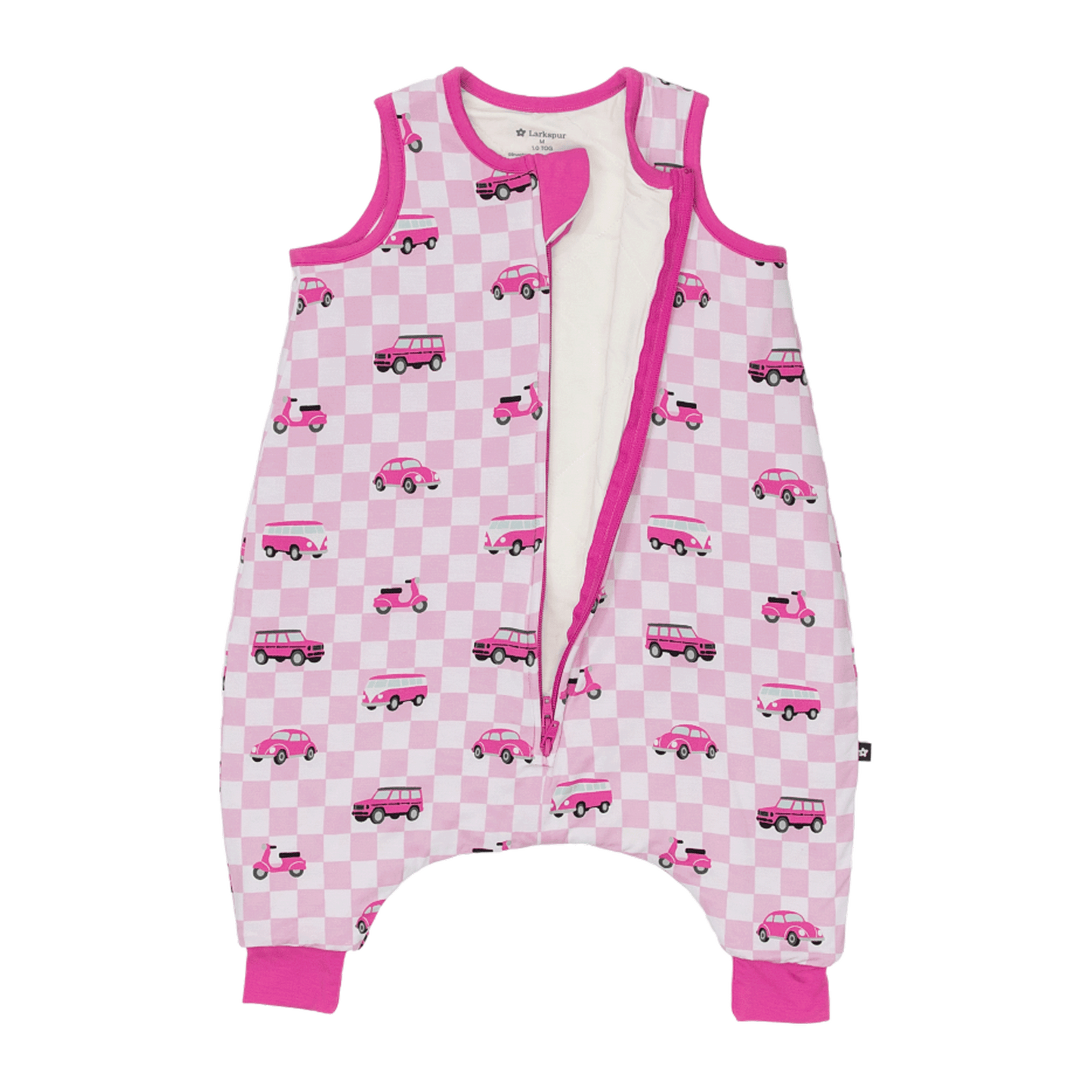 Sleep Sack Walker in Pink Wheels 1.0 TOG