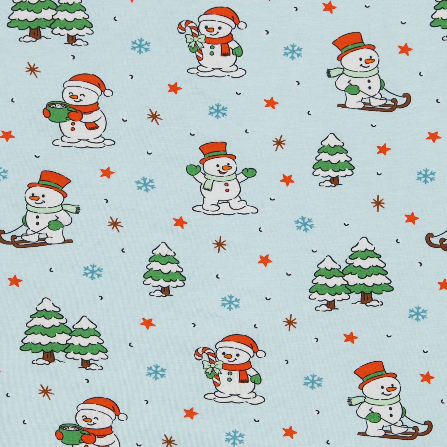 Long PJ Set in Jingle and Glide