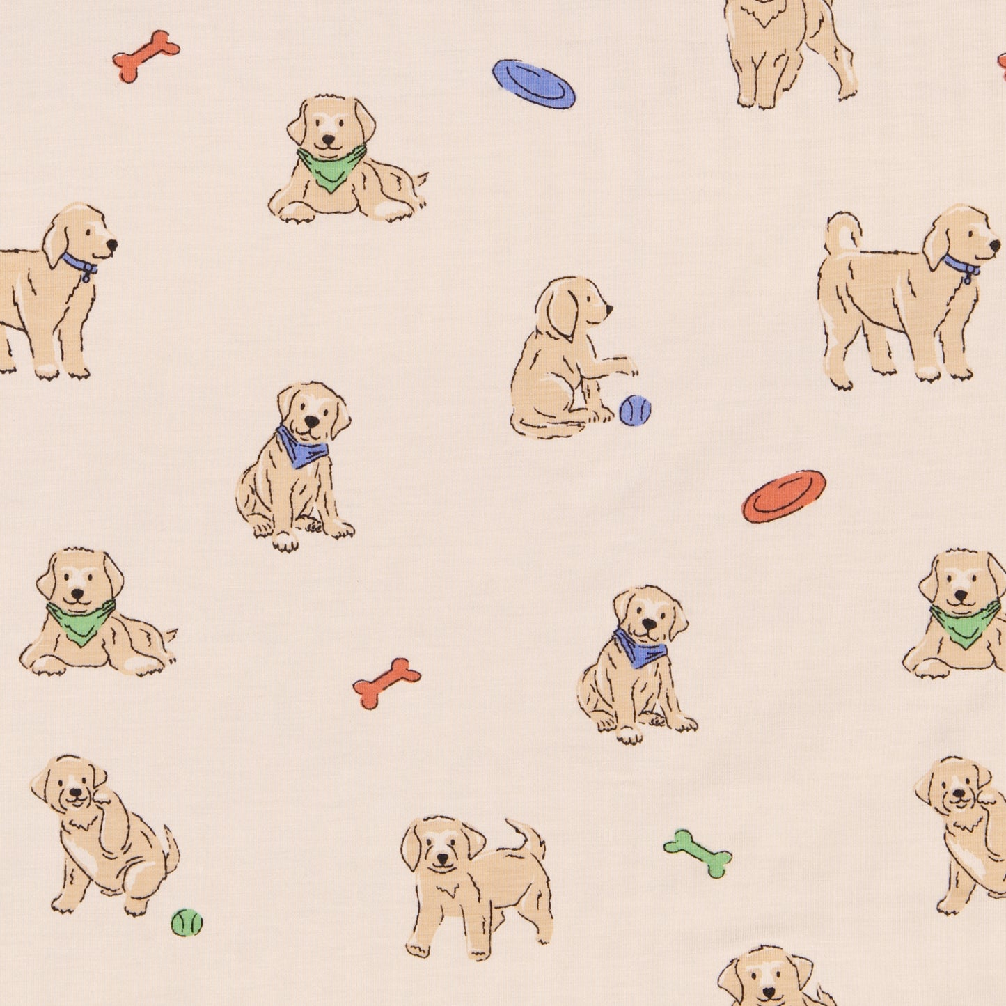 Bubble Romper in Playful Pups