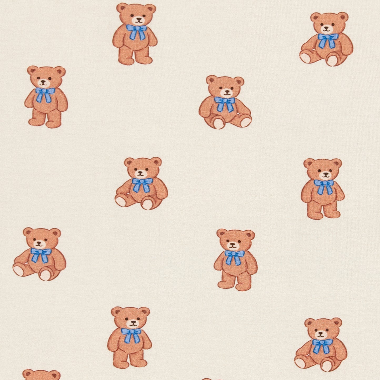 Long PJ Set in Teddy Bear