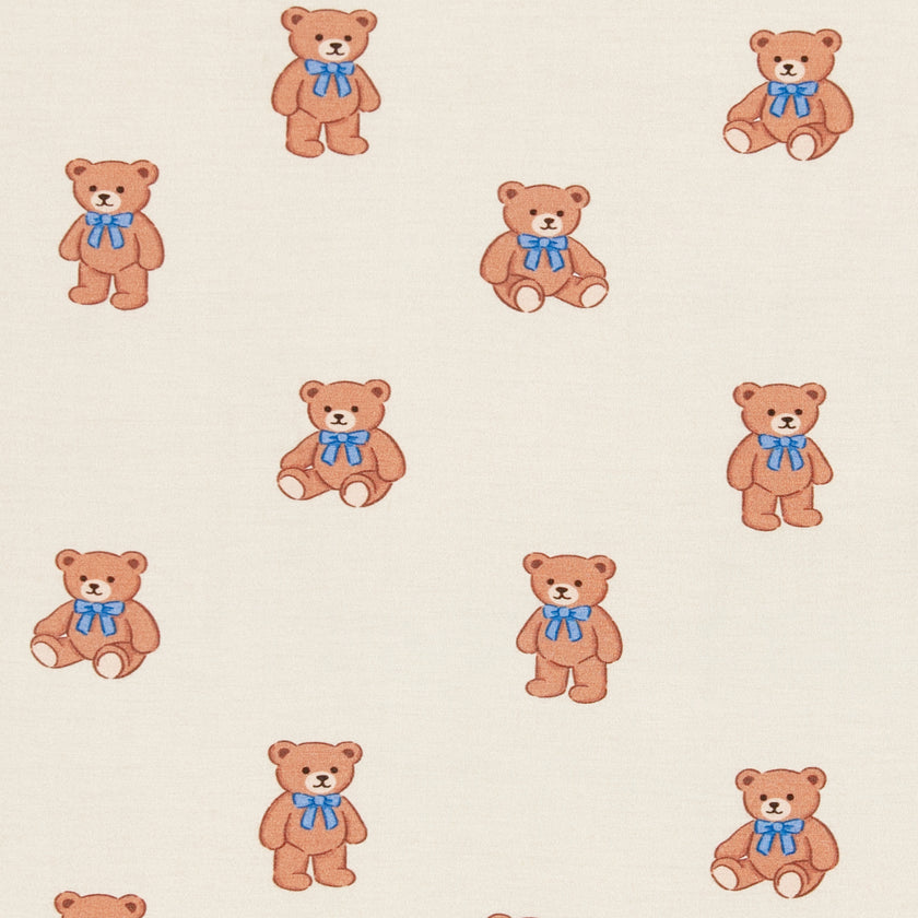 Long PJ Set in Teddy Bear