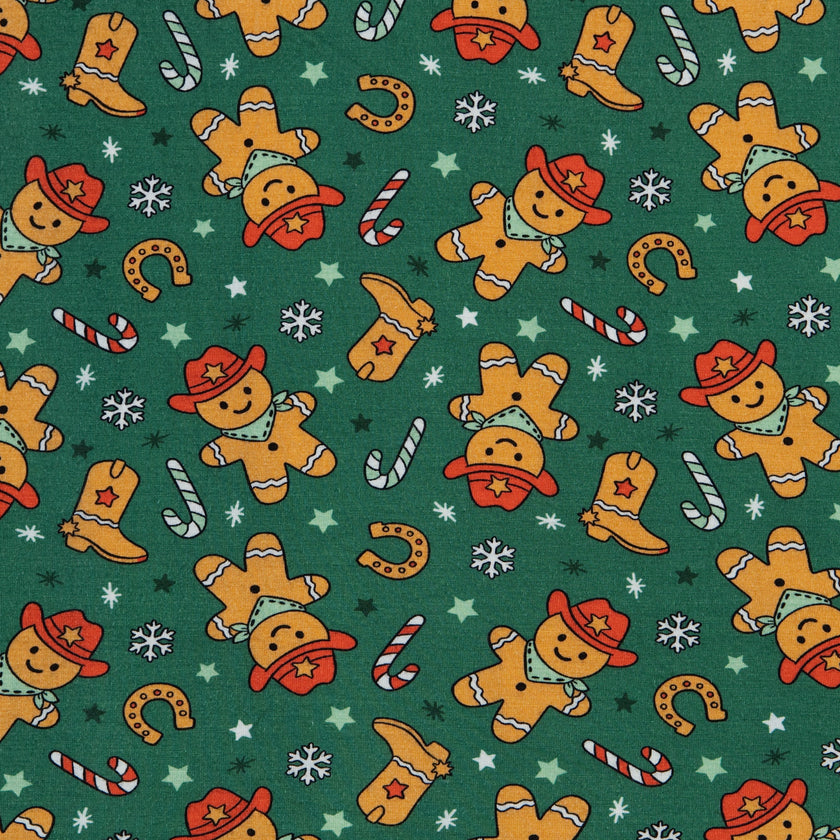 Convertible Footed Romper in Yeehaw Treats