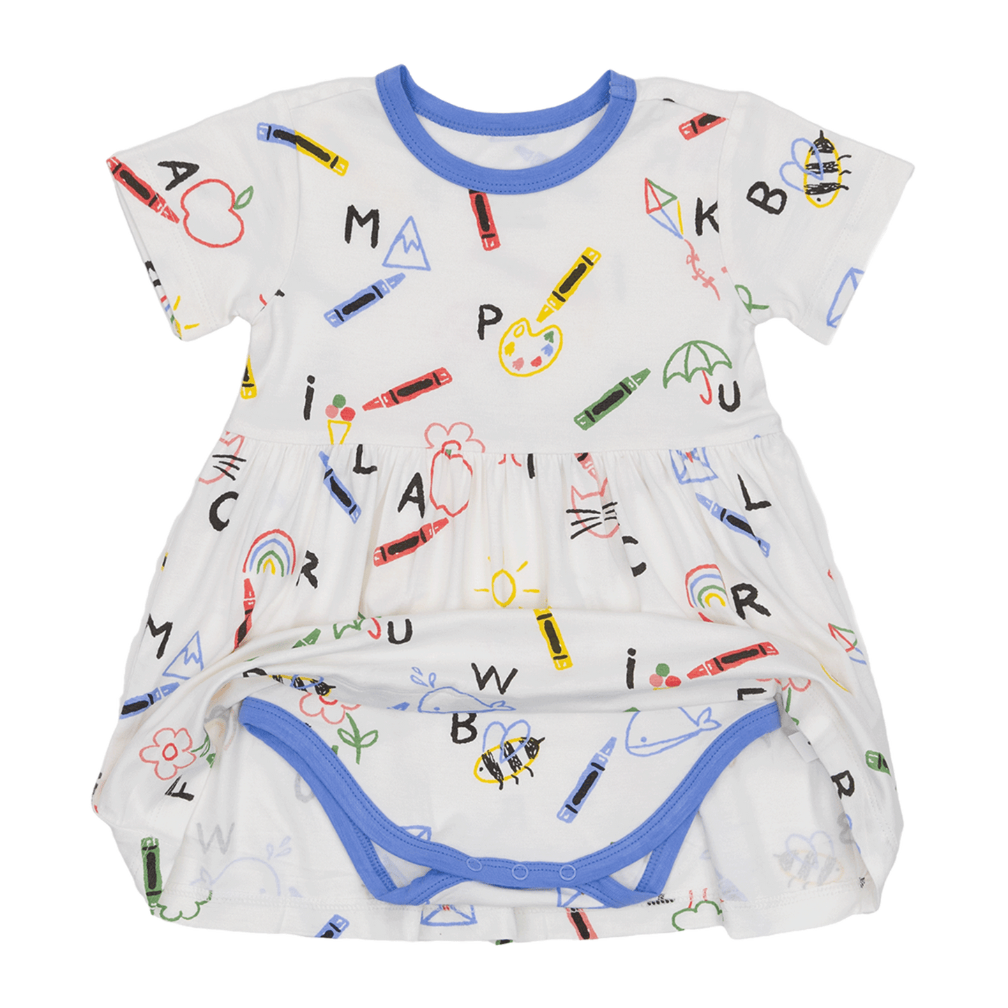 Twirl Dress in Lively Letters