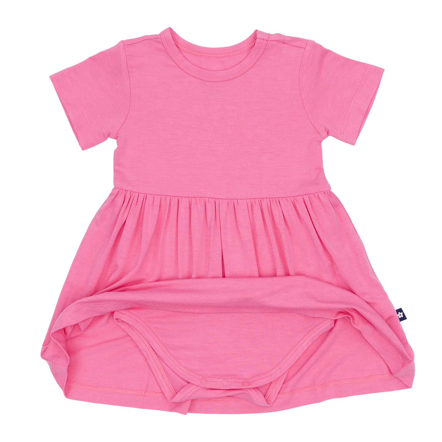 Twirl Dress in Pawprint Petal