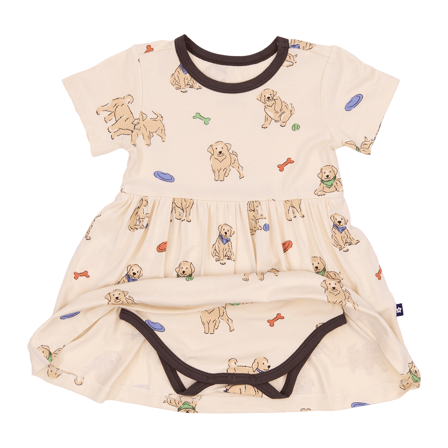 Twirl Dress in Playful Pups