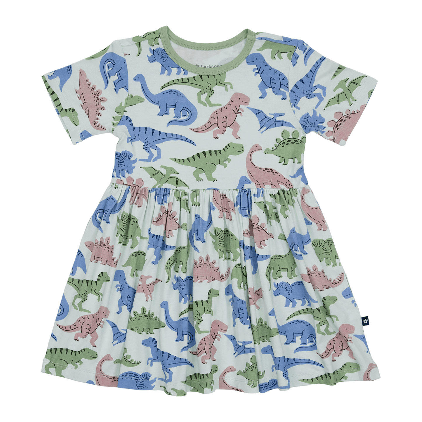 Twirl Dress in Prehistoric Pals