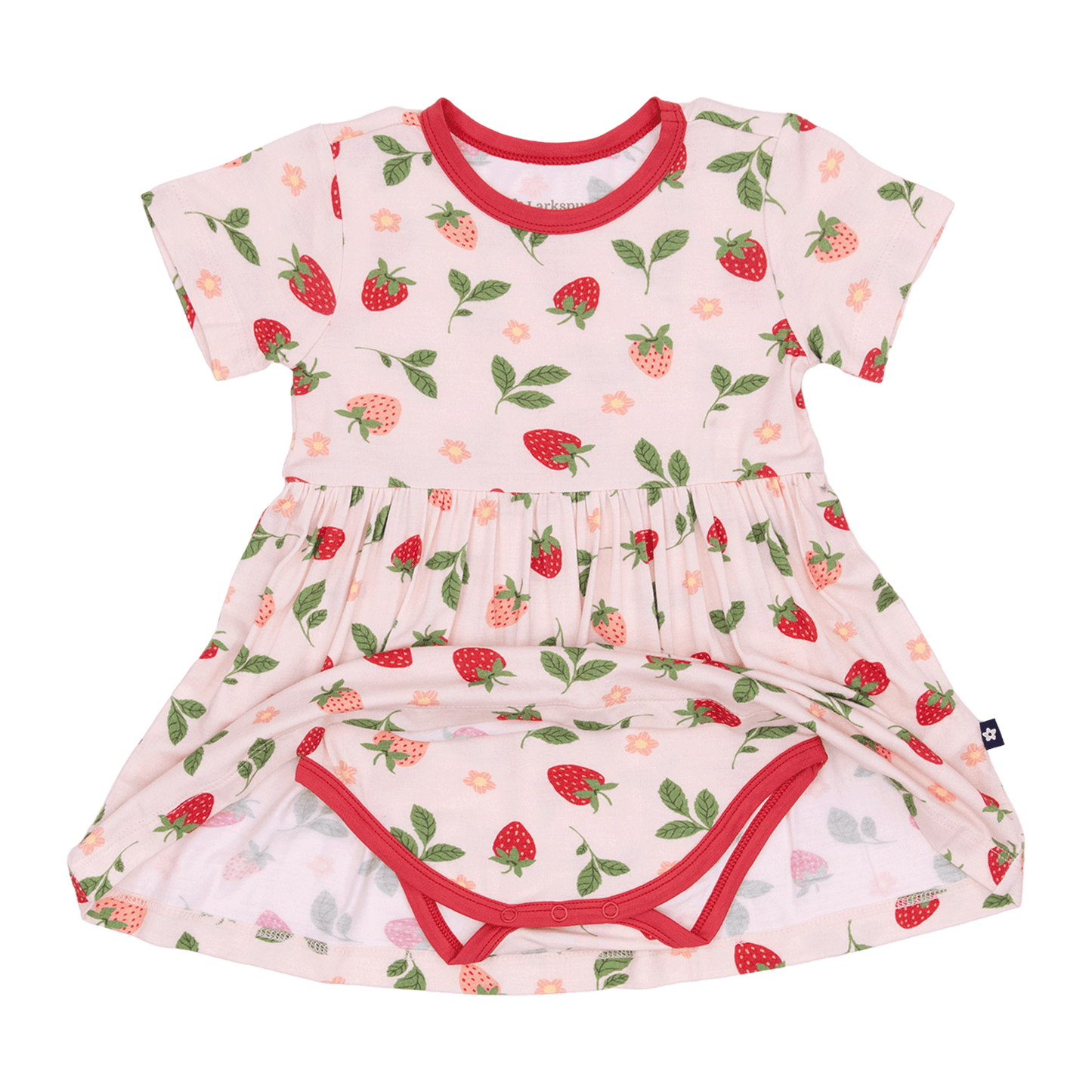 Twirl Dress in Strawberry Fields