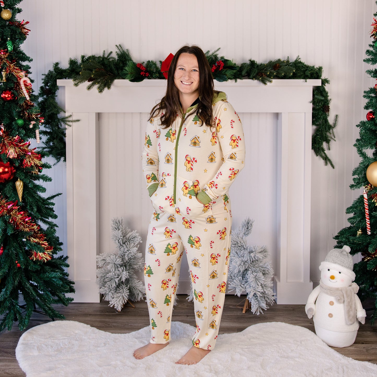 Women's Jumpsuit in Beary Merry Christmas