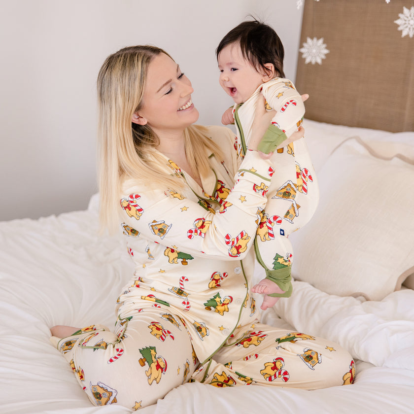 Women's Long Pajama Set in Beary Merry Christmas