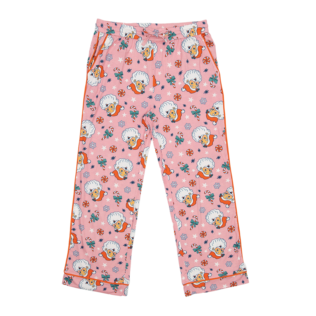 Women's Long Pajama Set in Santa Baby