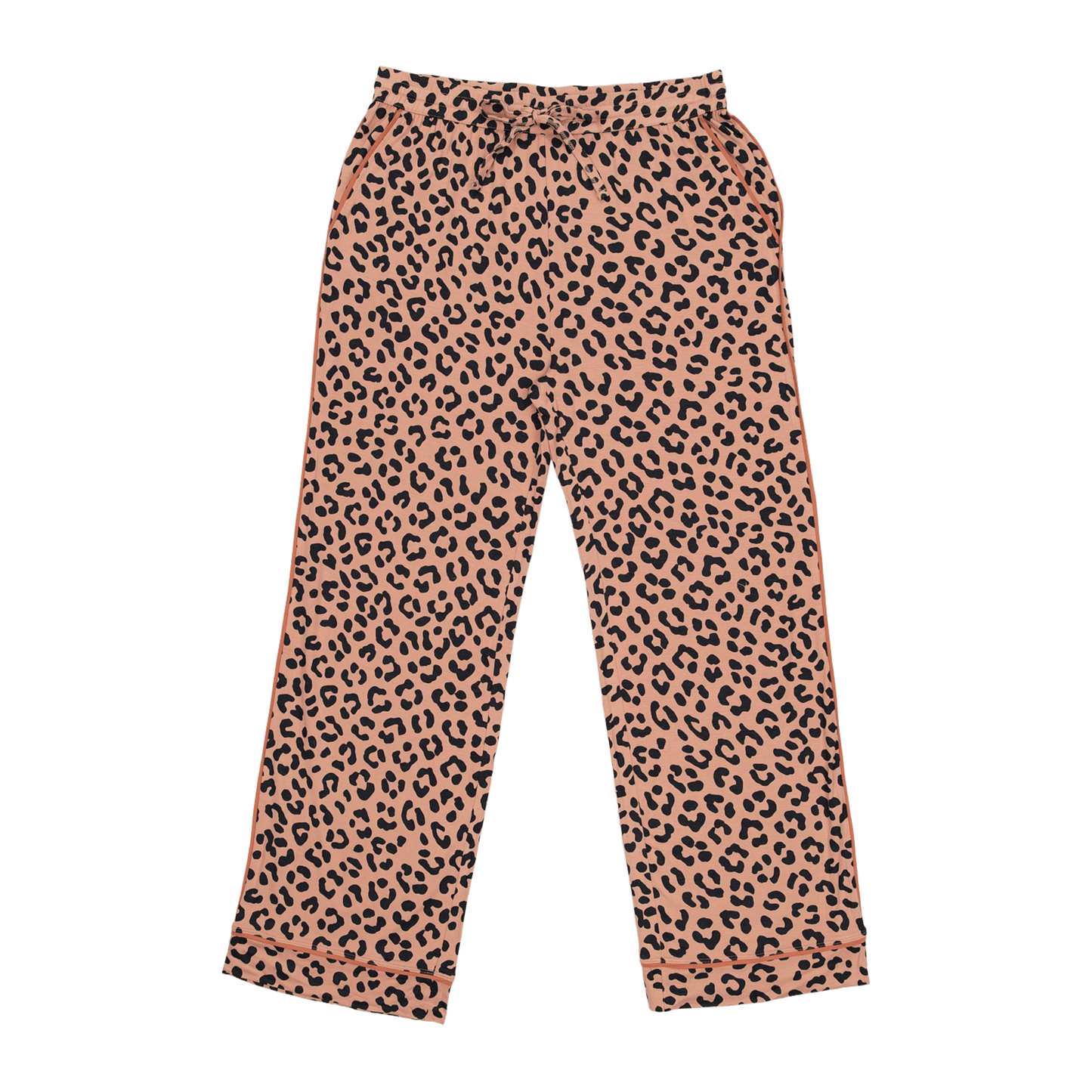 Women's Long Pajama Set in Leopard