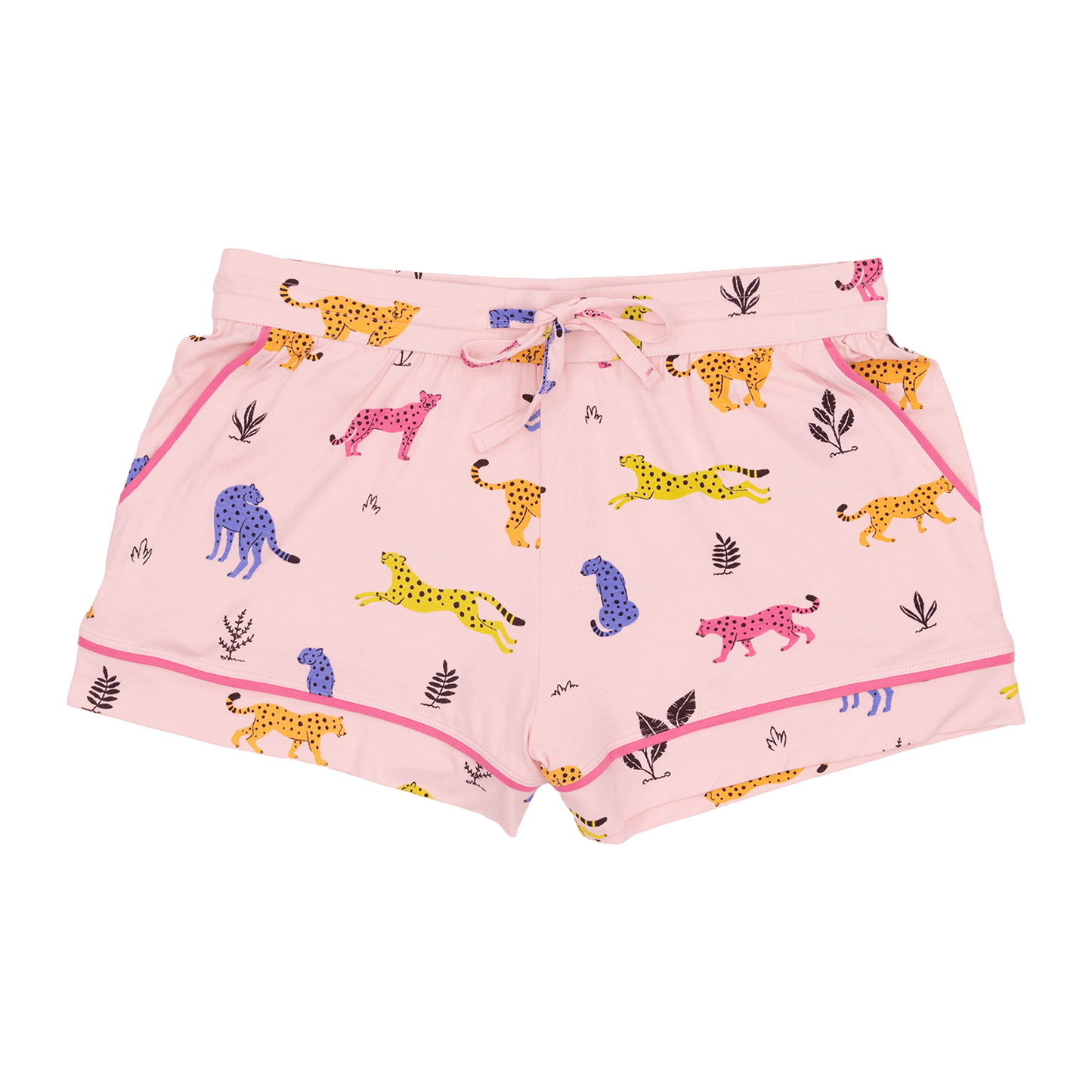 Women's Short Pajama Set in Jungle Cat