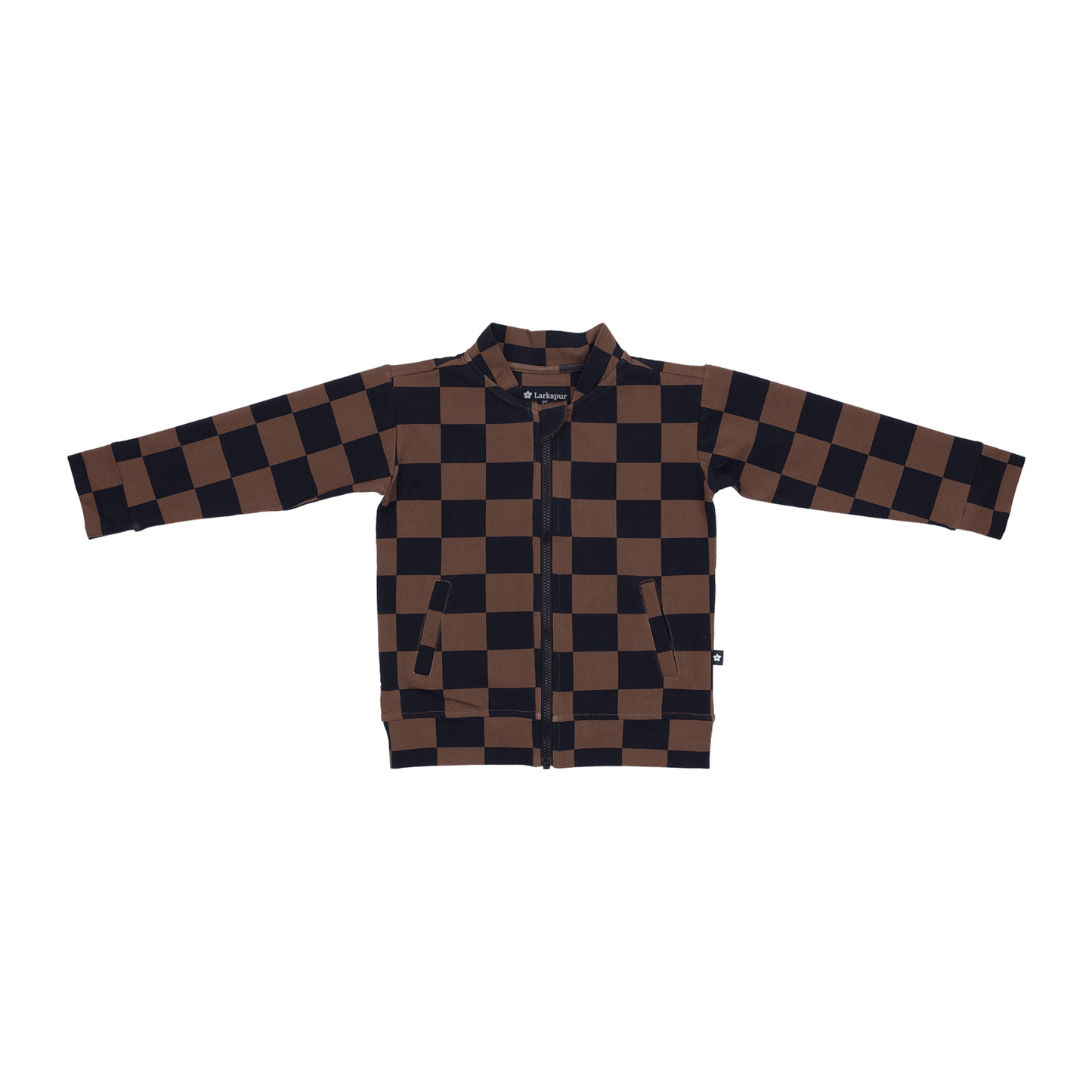 Bomber Jacket in Cocoa Check