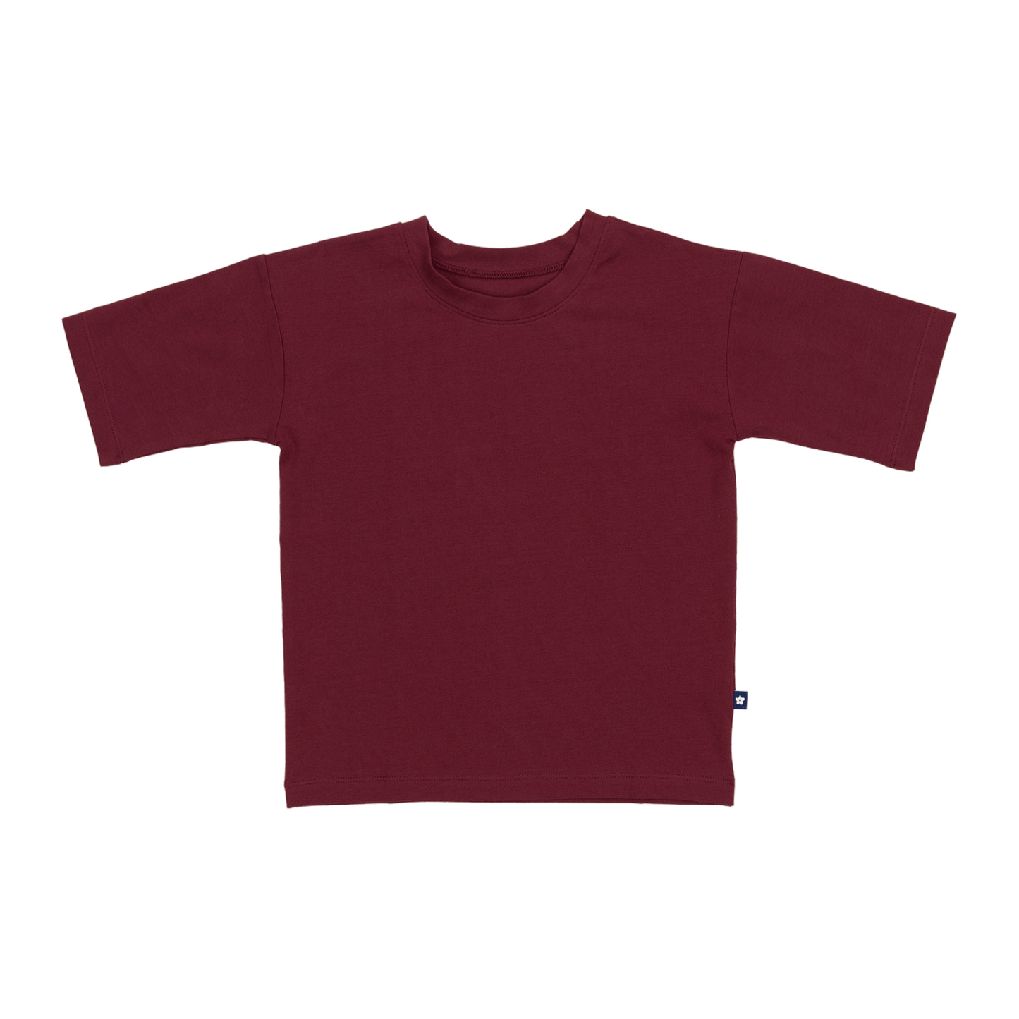 Everyday Crew Neck Tee in Plum Wine
