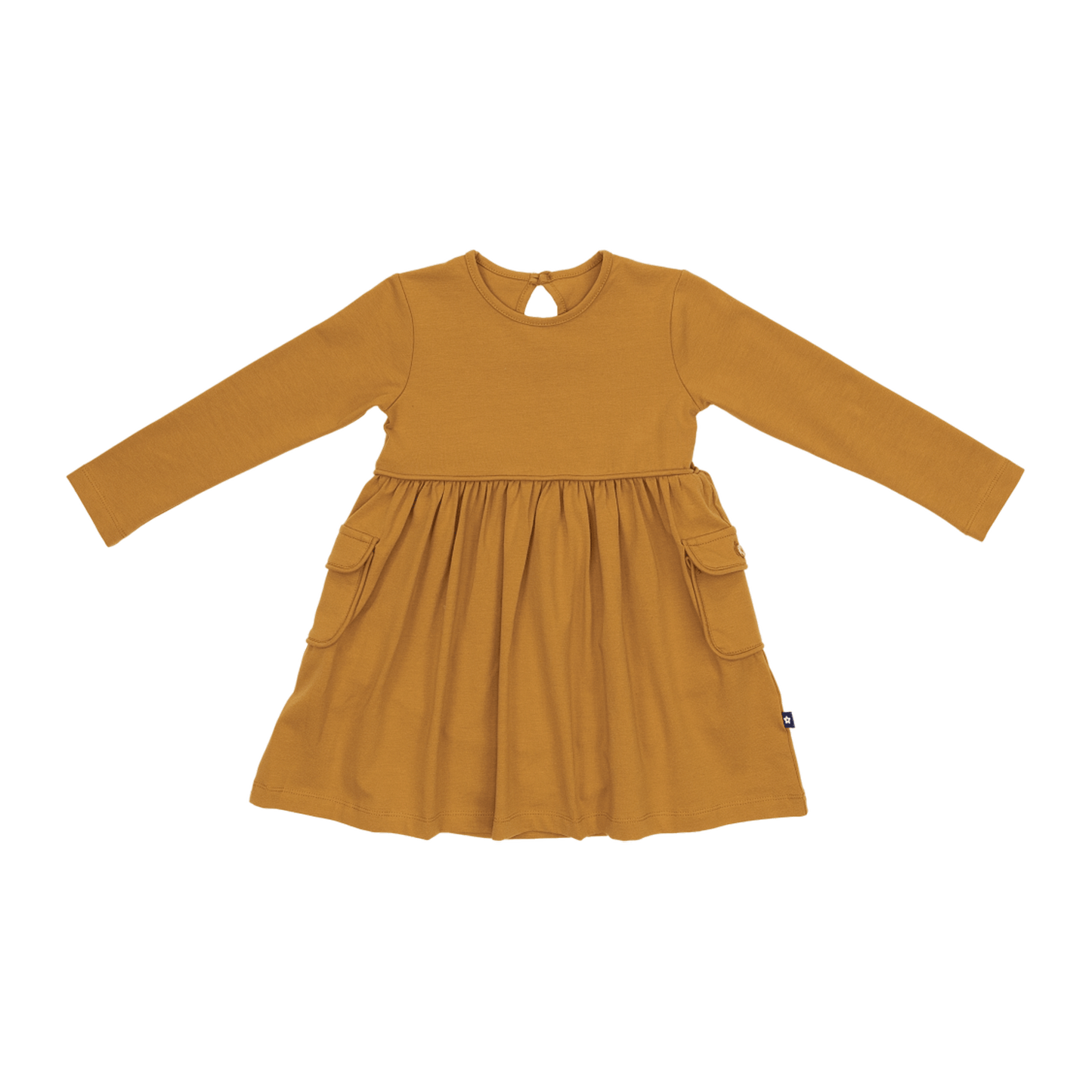 Long sleeve Skater Dress with Pockets in Maplewood