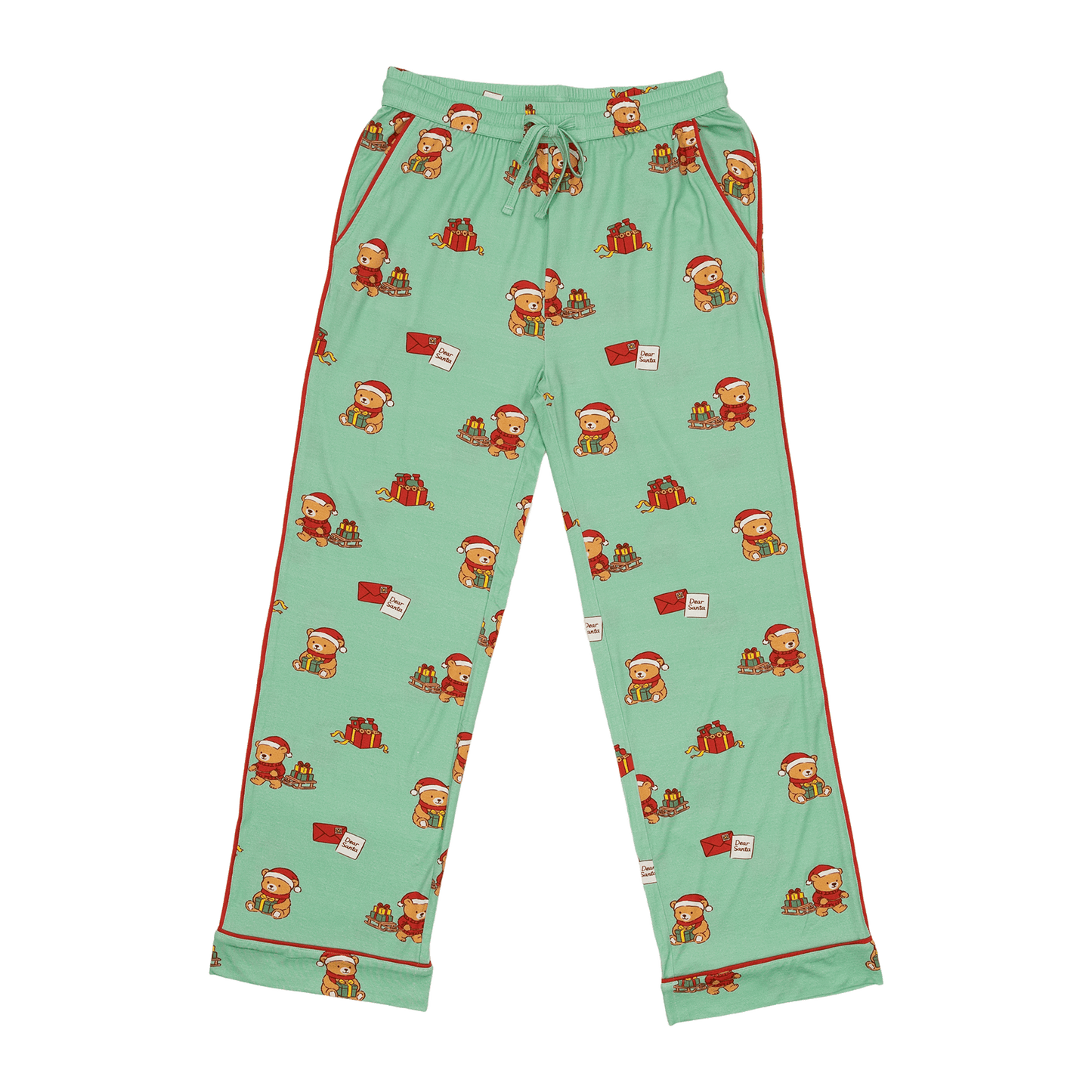 Women's Long Pajama Set in Dear Santa