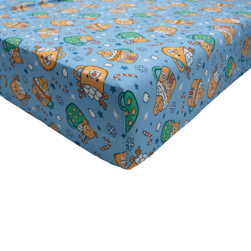 Crib Sheet in Teddy Treat Time