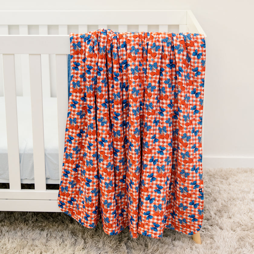 Cozy Blanket in Cherry Delight