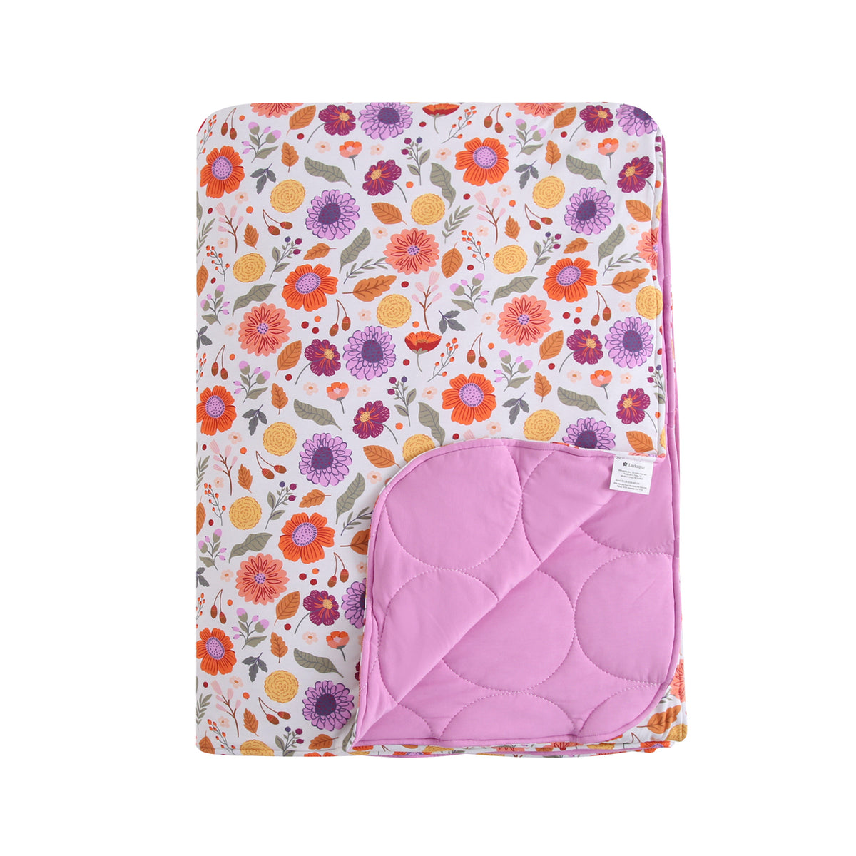 Cozy Toddler Blanket in Fall Florals 1.0 TOG