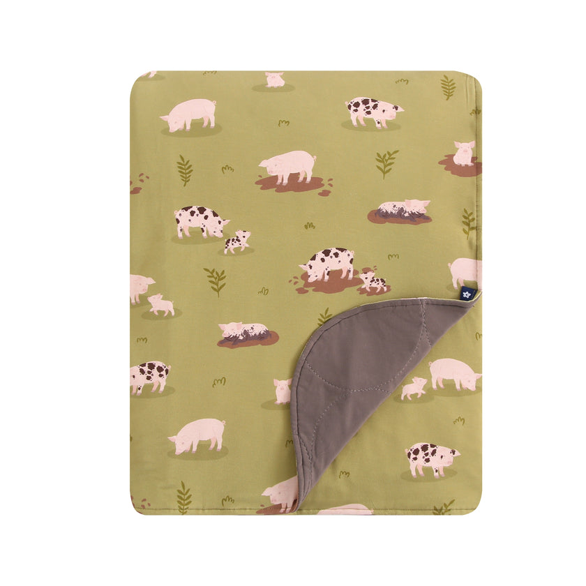 Cozy Toddler Blanket in Farm Pigs Fun 1.0 TOG