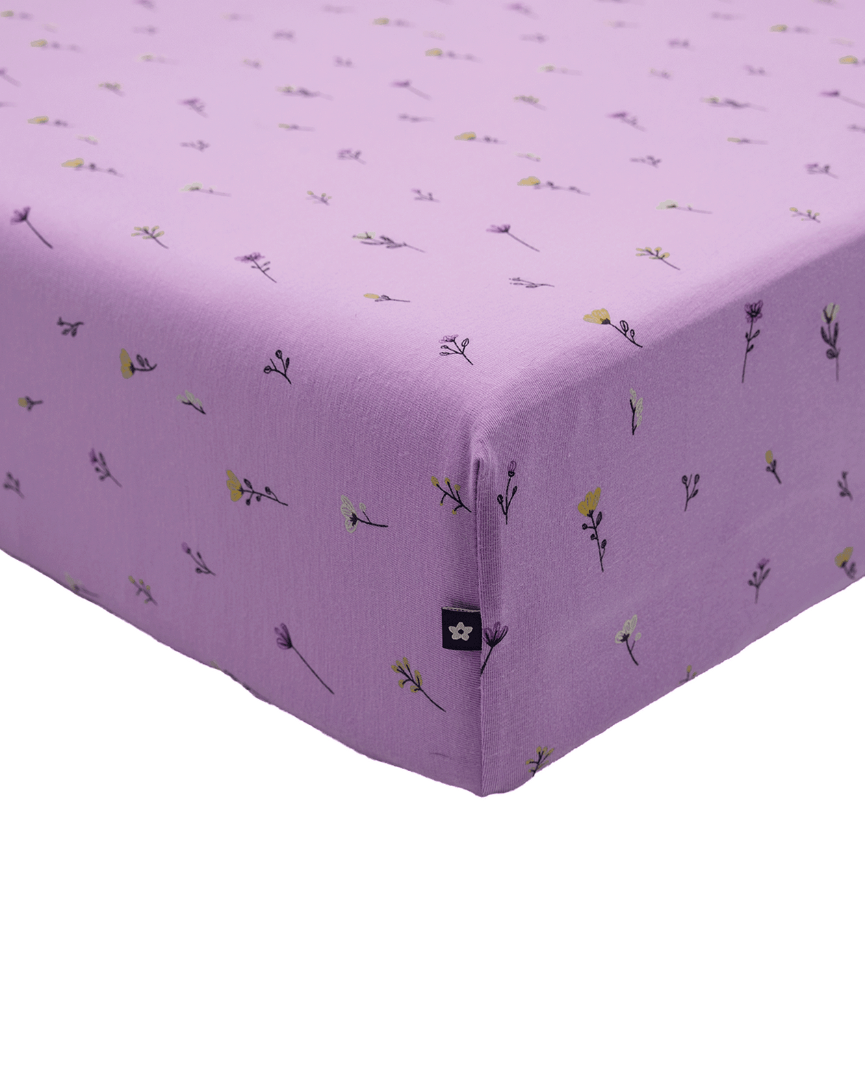 Crib Sheet in Lavender Bloom