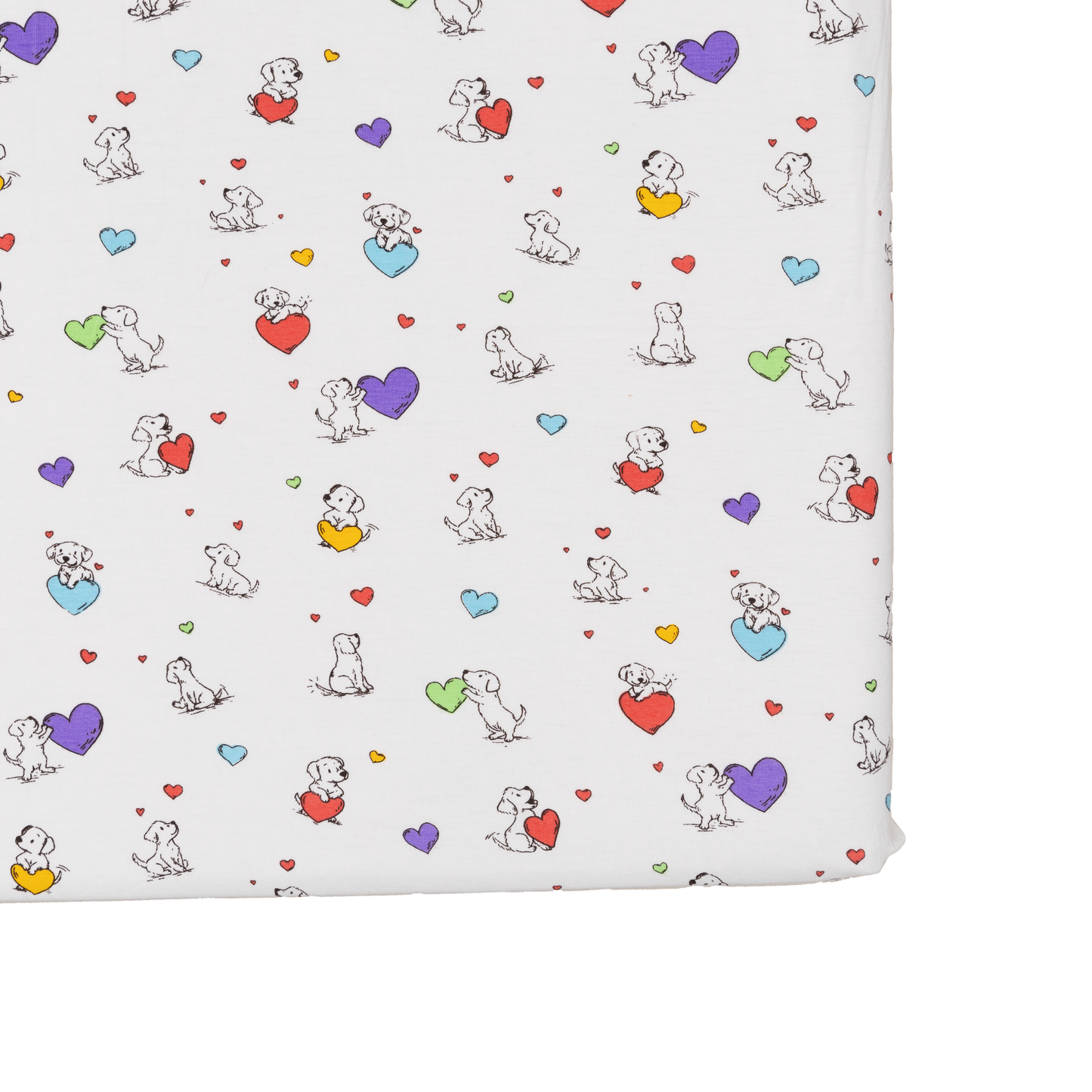 Crib Sheet in Puppy Love