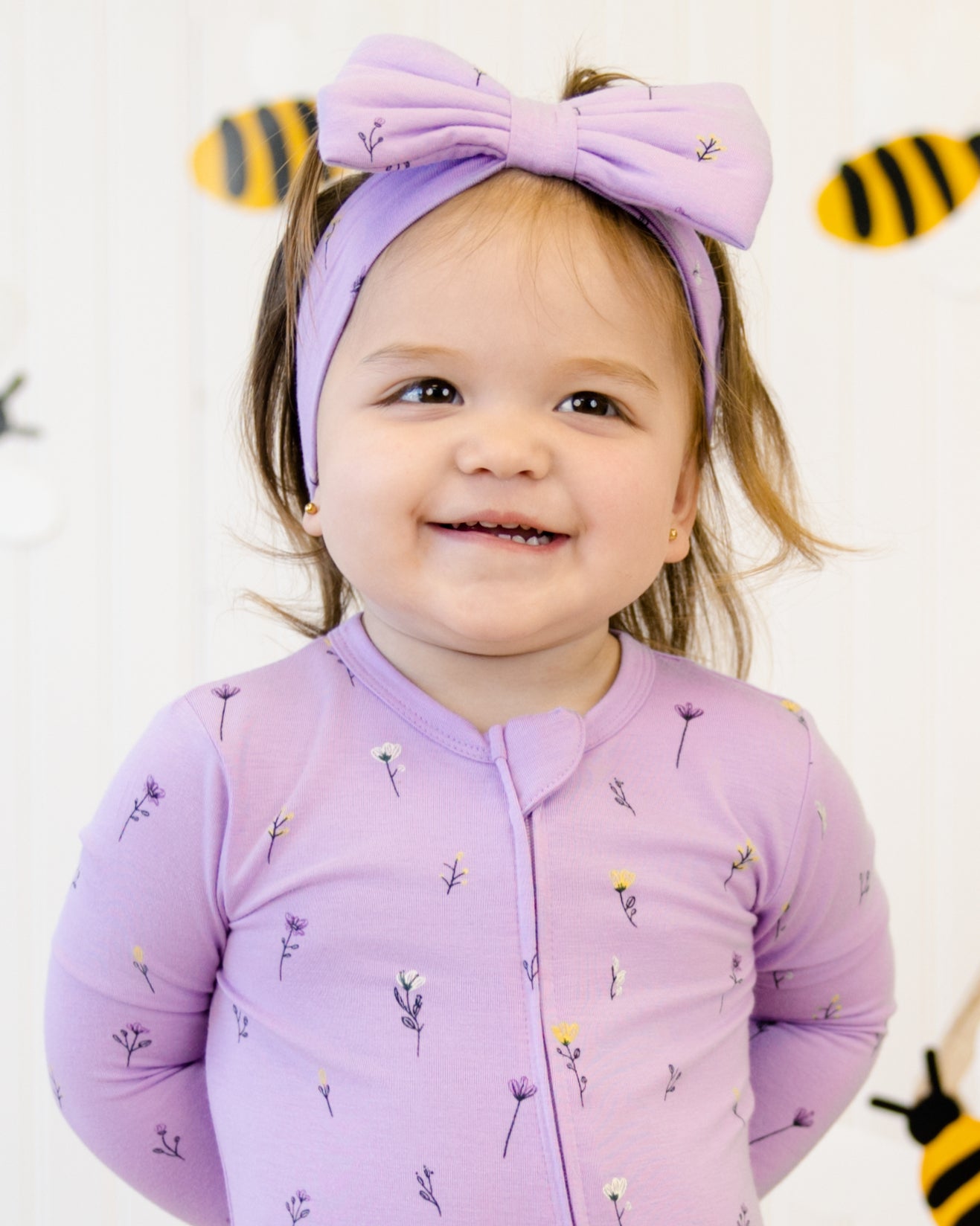 Headband in Lavender Bloom