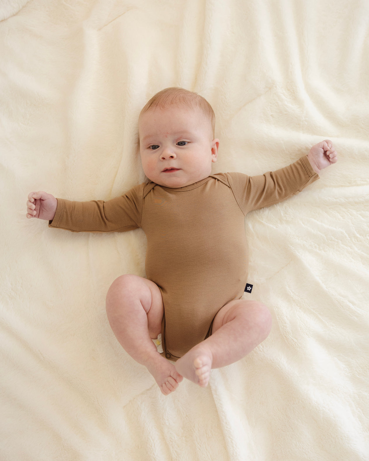 Long Sleeve Bodysuit in Mocha