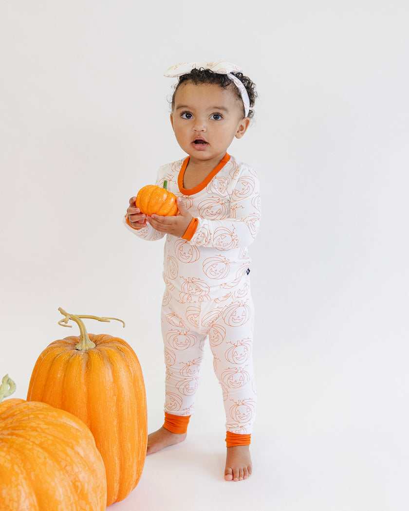 Long PJ Set in The Great Pumpkin