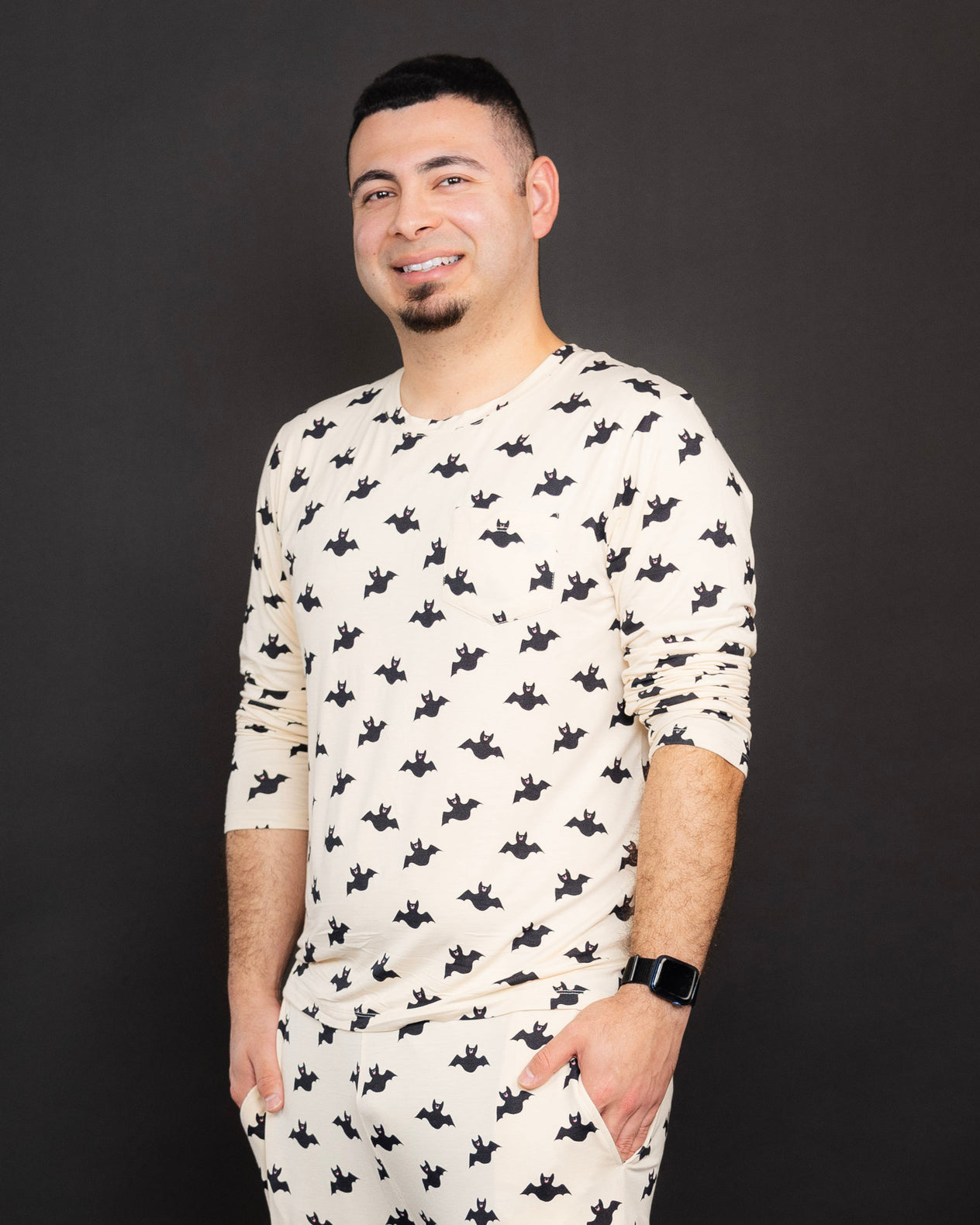 Men's Jogger Set in Happy Bats