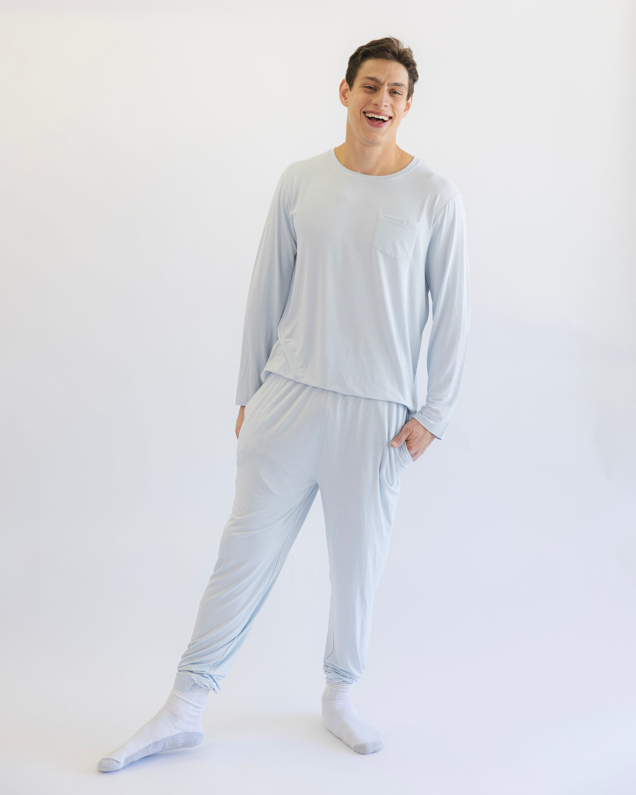 Men's Jogger Set in Cloud