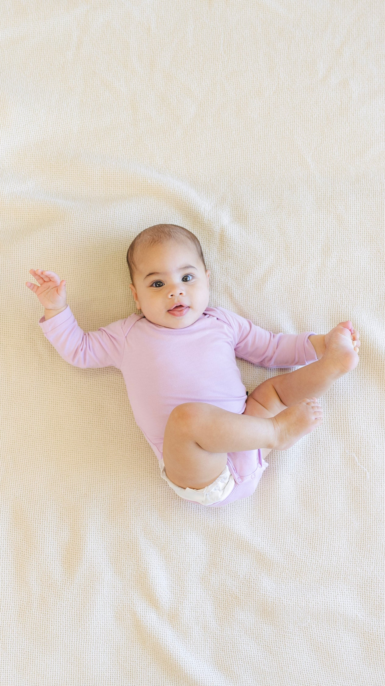 Long Sleeve Bodysuit in Orchid