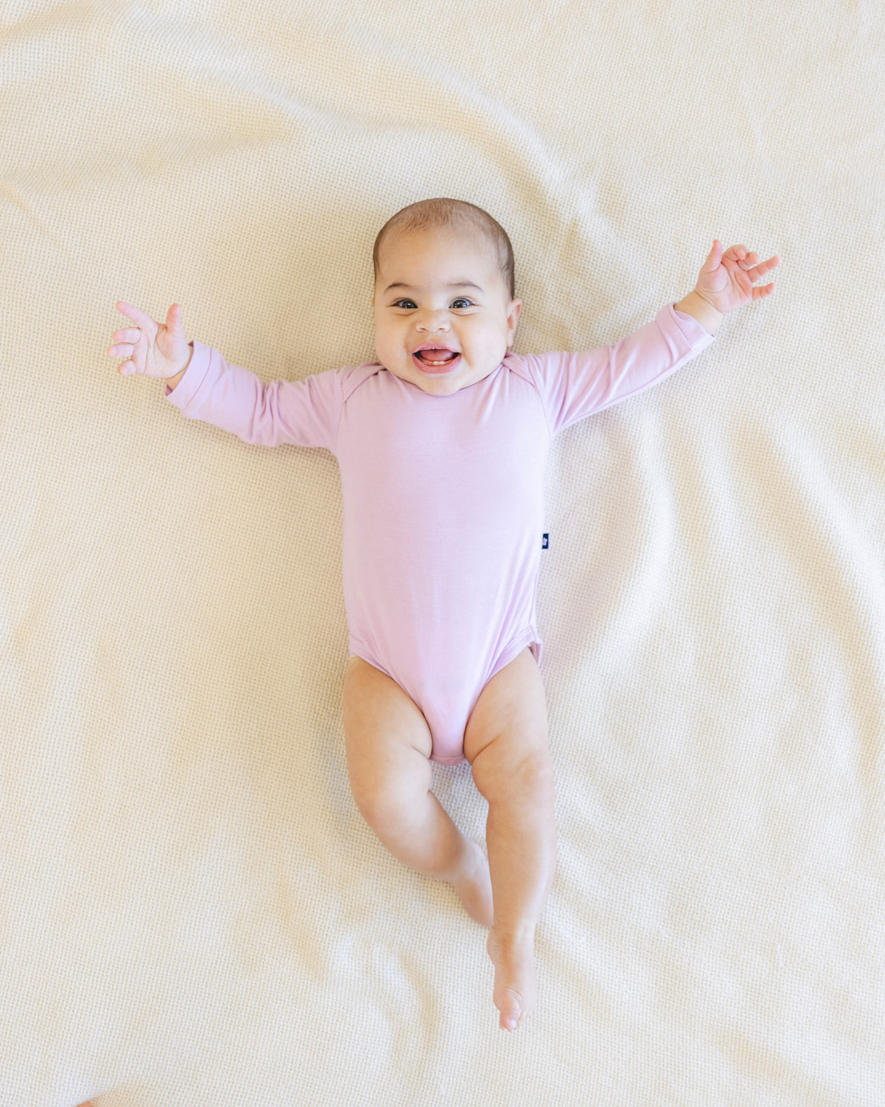 Long Sleeve Bodysuit in Orchid