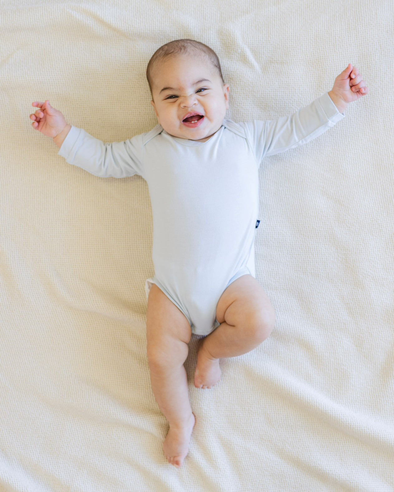 Long Sleeve Bodysuit in Cloud