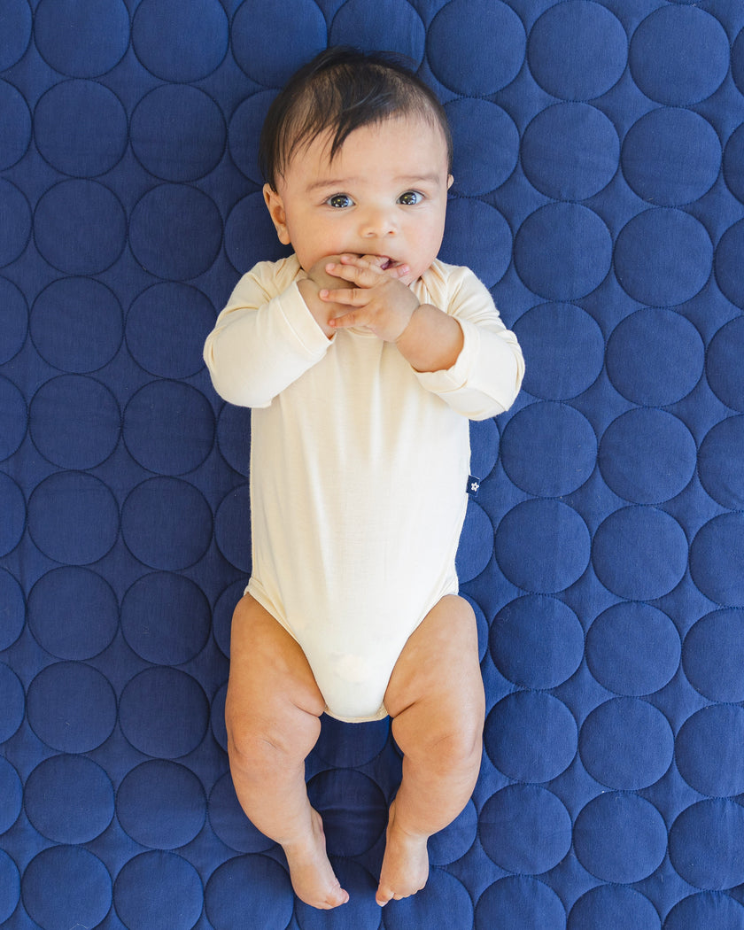 Long Sleeve Bodysuit in Vanilla