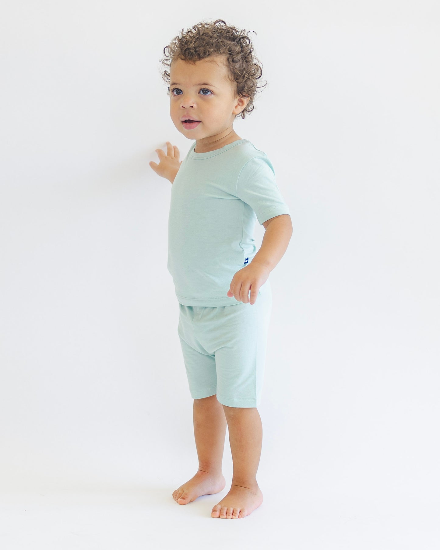 Short PJ Set in Aqua