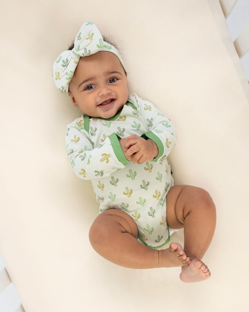 Long Sleeve Bodysuit in Wild West