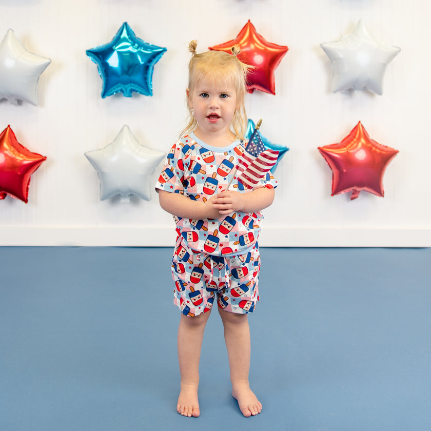 Jogger Set in Patriot Pops